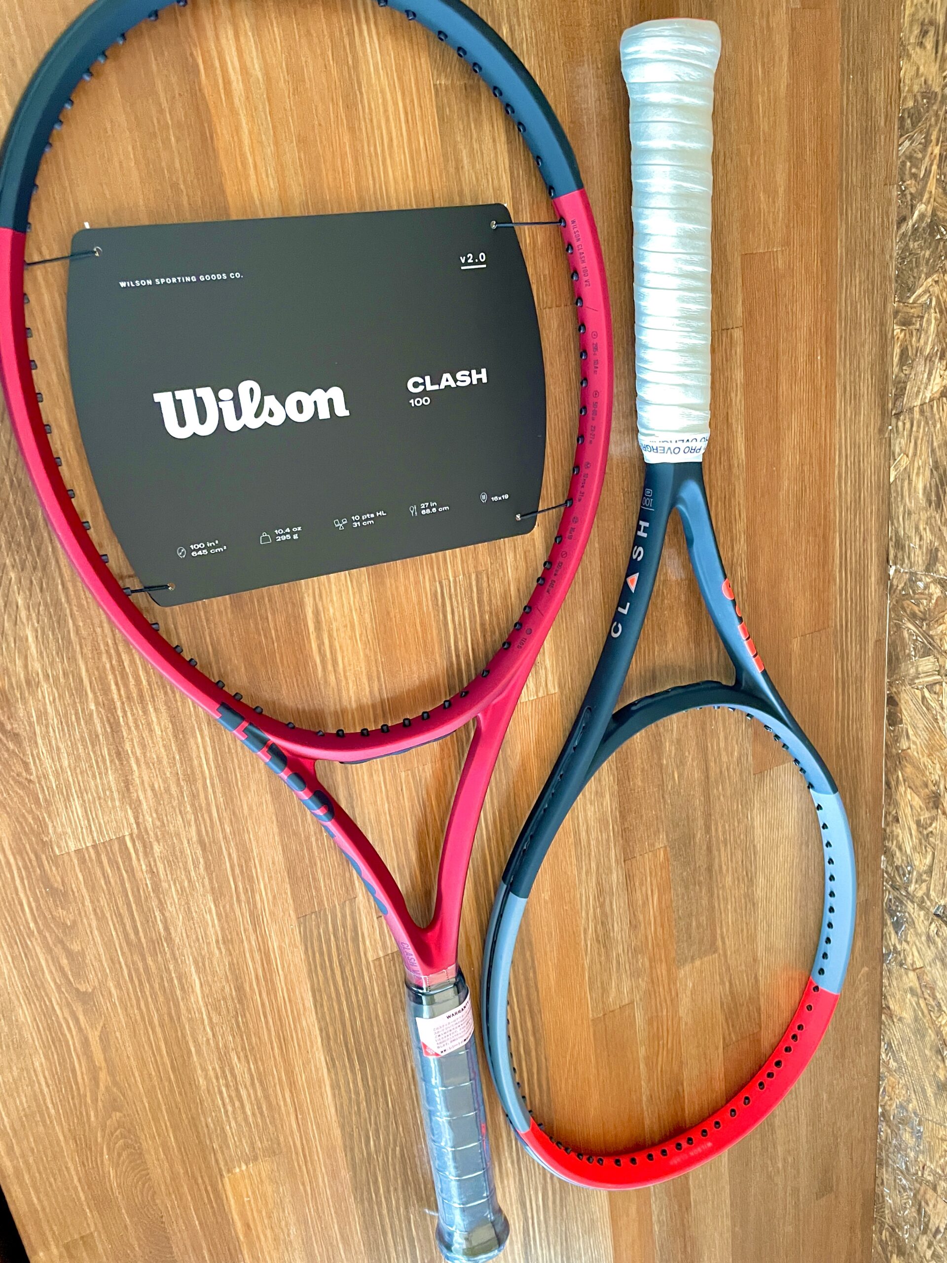 グリップサイズ２Wilson CLASH 100 V2 ウィルソンクラッシュG2